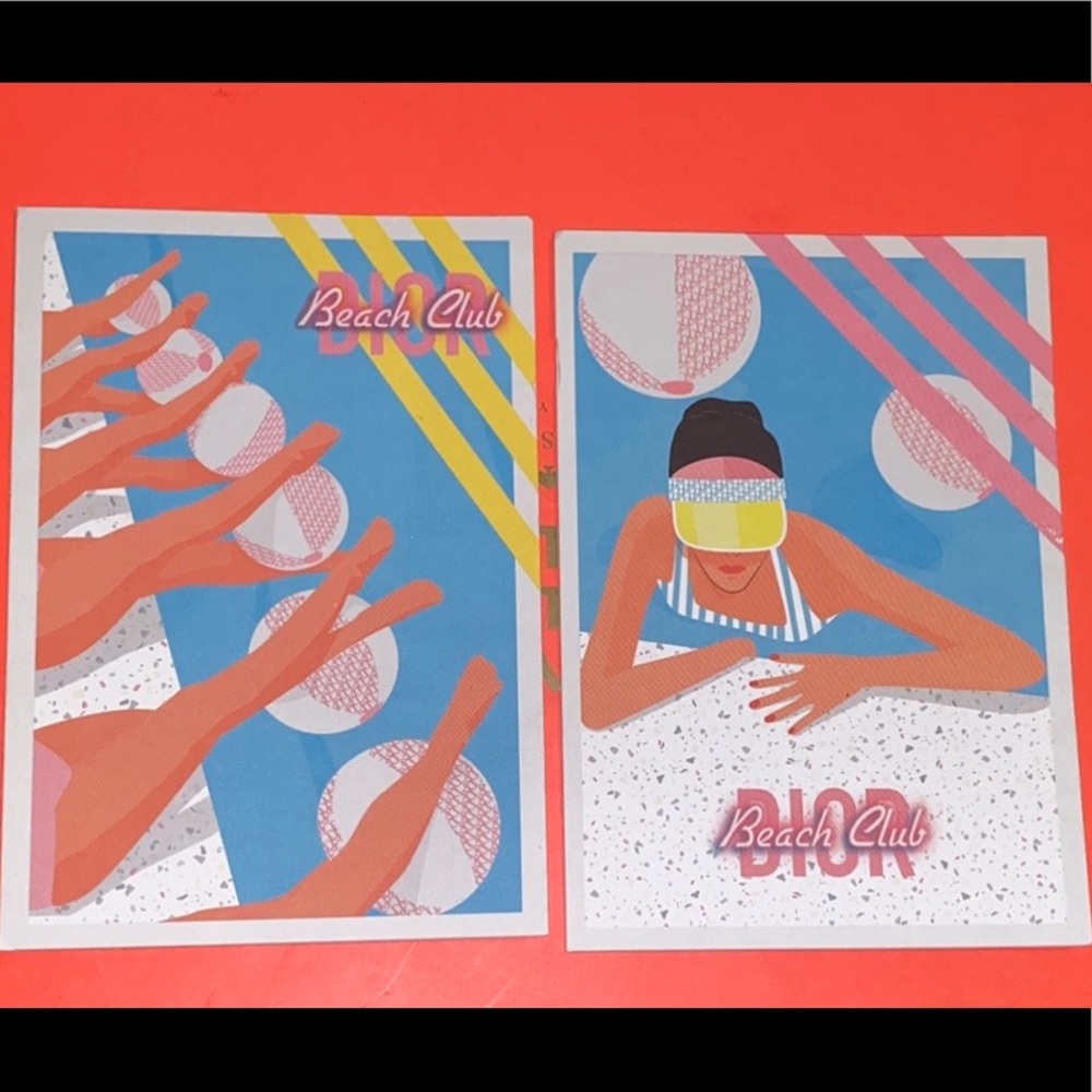 2 Dior postcards 🏖